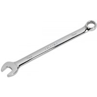 Silver Sealey CW11 combination spanner, 11mm, with open end and ring end, polished finish.