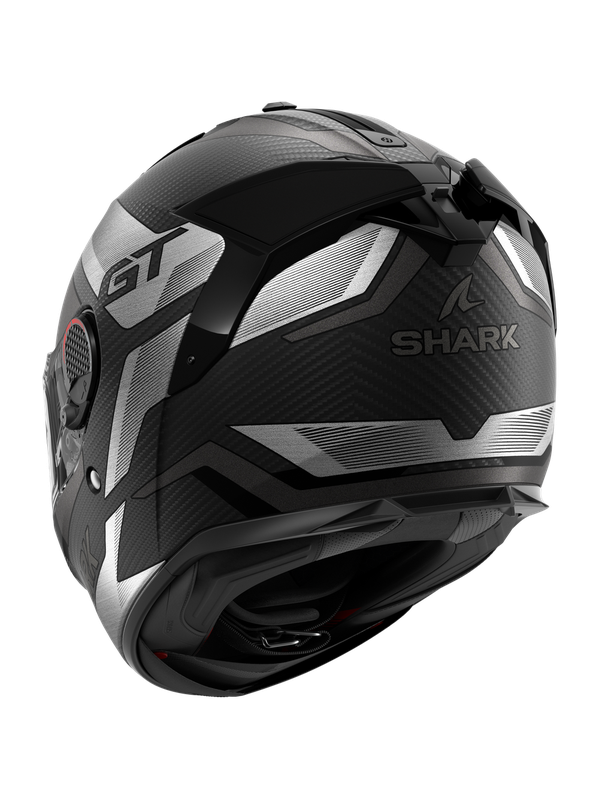 Shark Spartan GT Pro Carbon Ritmo Motorcycle Helmet XL Matt Carbon Silver (DSU) - image 2