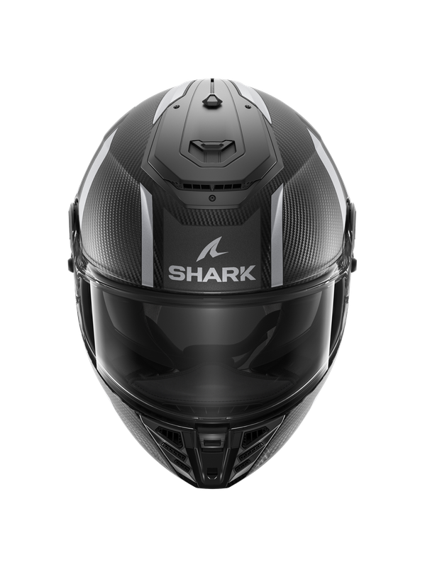 Shark Spartan RS Carbon Shawn Motorcycle Helmet M Matt Carbon Silver (DKS) - image 2