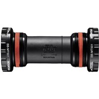 Black Shimano BB-MT501 bottom bracket set with red seals, outboard bearings, and 68/73 mm compatibility.