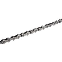 Shimano CN-E8000 11-speed chain, silver with 138 links, featuring a sleek, durable design for smooth gear shifting.