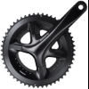 Shimano FC-RS520 105 double chainset in sleek black, featuring a 170mm crank arm and 12-speed compatibility, designed for efficient power transfer and durability.
