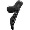 Shimano ST-R7170 105 Double Hydraulic Di2 STI Lever in sleek black, featuring ergonomic design, integrated shift and brake controls, and smooth hydraulic operation for precise gear changes.