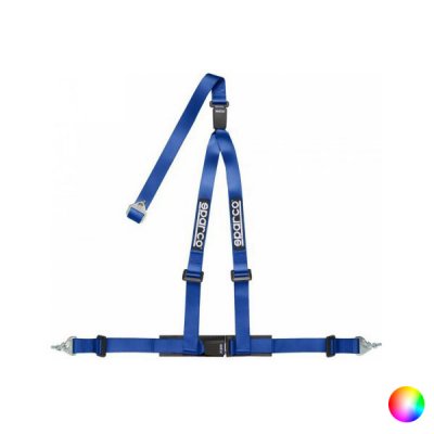 Sparco Sparco Club H-3M Dual 3 Point Double Release Harness - Blue, Blue