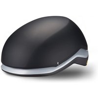 Matte black Specialized Mode Urban Cycling Helmet with a sleek, rounded design and a subtle silver accent.