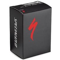 Black Specialized Standard Schrader Tube box with red logo and white text on the side.