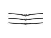 Black SQlab 30X handlebar featuring a 15mm rise and 16-degree sweep, designed for ergonomic grip and comfort, made from lightweight aluminum material.
