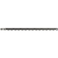 "Silver SRAM Apex 12-speed bike chain with flattop design, 120 links, and Powerlock connector"