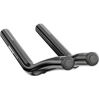 Black SRAM Clics for ETap, 650mm pair, sleek aerodynamic design with integrated buttons and subtle branding.