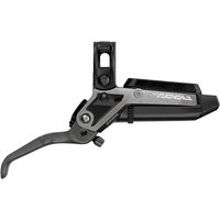 Black SRAM Code Ultimate Stealth Disc Brake with sleek lever design and compact mounting bracket.