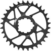 Black SRAM Eagle 70 Transmission steel chainring, 32 teeth, direct mount design with a sleek, open-spoke pattern.