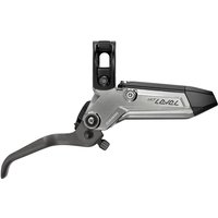 Black and silver SRAM Level Ultimate Stealth 4 Piston Disc Brake with ergonomic lever and sleek design.