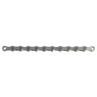 Silver SRAM PC1051 10-speed bike chain with 144 links and Powerlock connector.
