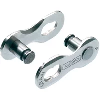 Silver SRAM PowerLock 11-speed connecting links with pin and engraved logo.