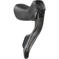 Black SRAM Rival AXS E1 shift/hydraulic disc brake lever with textured grip and sleek ergonomic design.