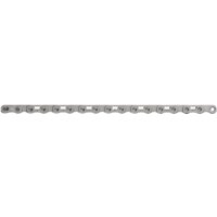 SRAM Rival E1 Flattop chain, silver, 12/13 speed, 126 links, with PowerLock connector, sleek and durable design.