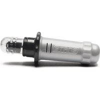 Silver Stans Dart tubeless tyre repair tool with black grip and transparent cap.