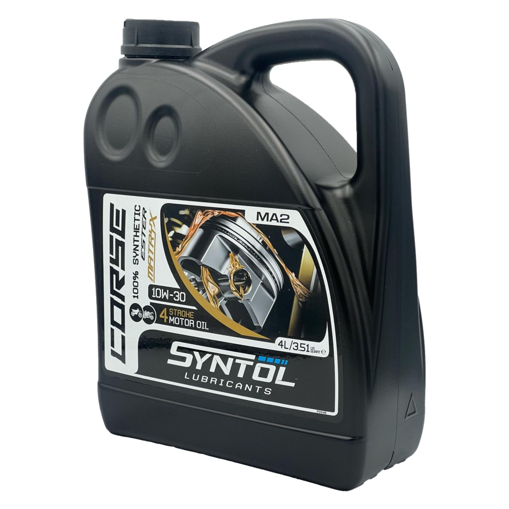 Syntol Corse 4T 10W-30 Fully Synthetic Motorcycle Engine Oil - 4 Litre - image 2