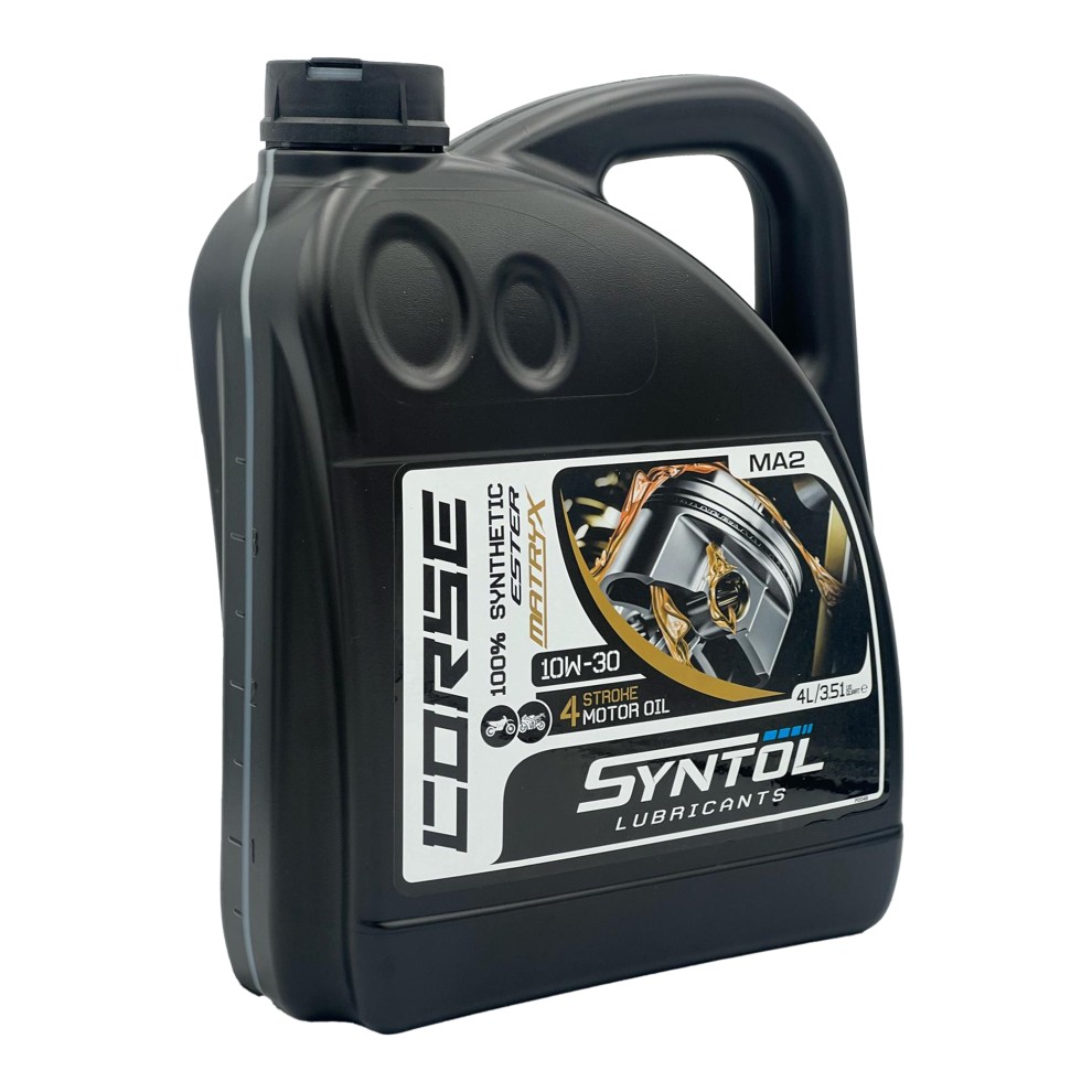 Syntol Corse 4T 10W-30 Fully Synthetic Motorcycle Engine Oil - 4 Litre - image 4