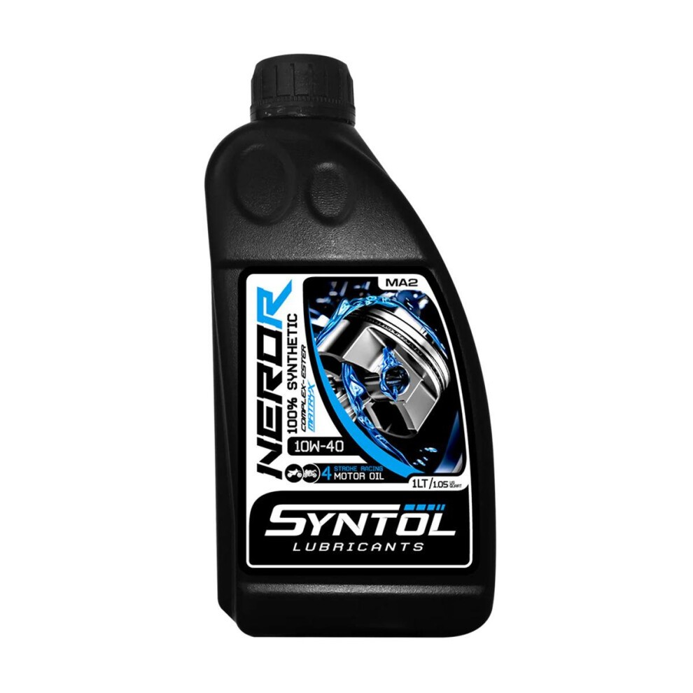 Syntol Nero R 4T 10W-40 Fully Synthetic Racing Motorcycle Engine Oil - 1L - image 3