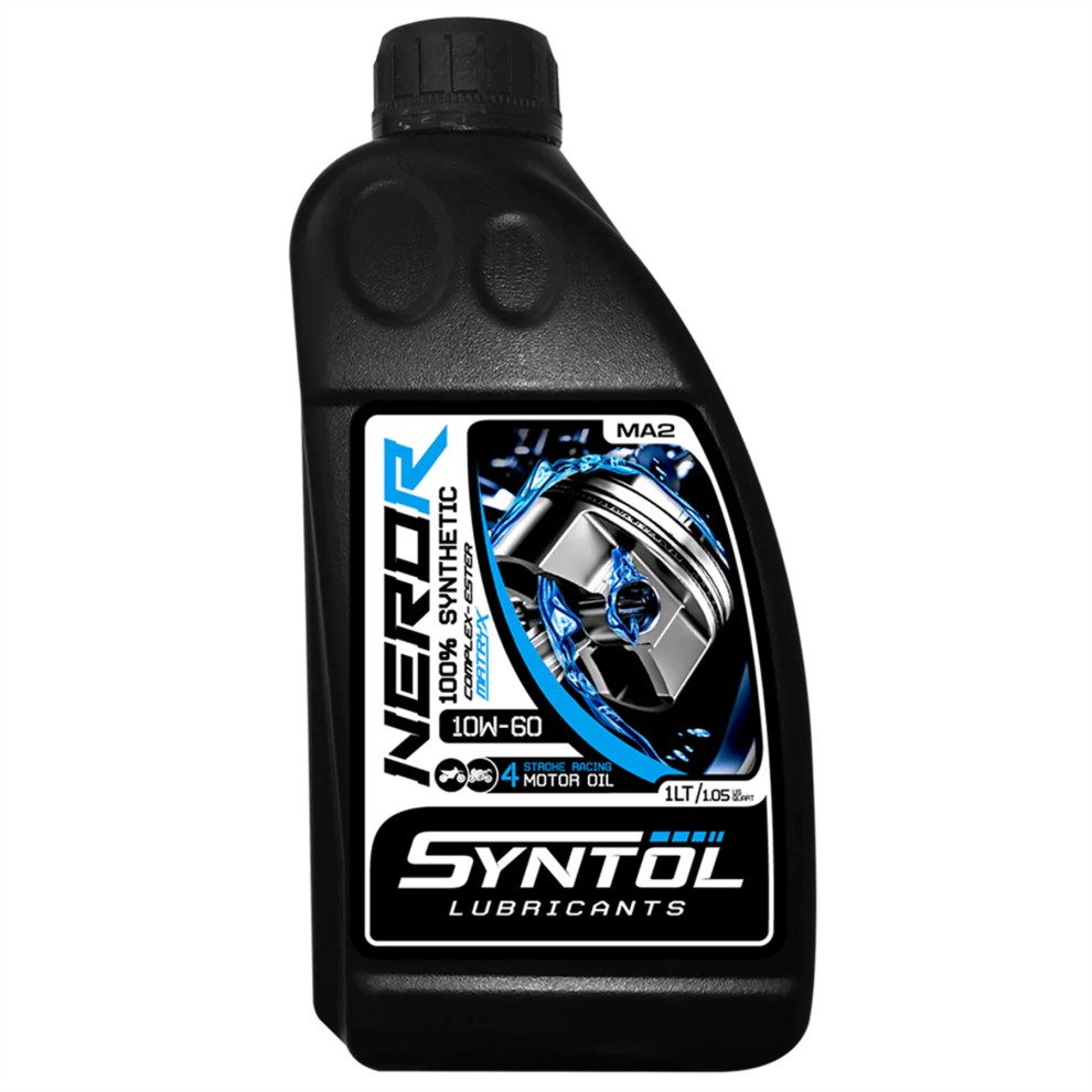 Syntol Nero R 4T 10W-60 Fully Synthetic Racing Motorcycle Engine Oil - 1L - image 5