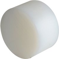 White cylindrical spare super plastics face, 70mm diameter, smooth texture, by Thor.