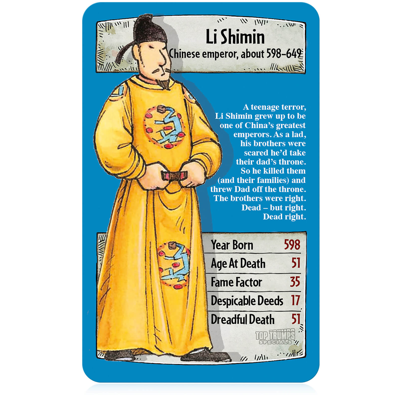 Top Trumps Specials Card Game - Horrible Histories Edition - image 4