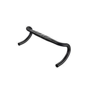 Zipp Service Course SL 70 Handlebar in sleek black aluminum, featuring a compact design and ergonomic shape, measuring 44cm in width for optimal control and comfort.