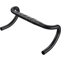 Black Zipp Service Course SL 80 drop handlebars with ergonomic curve and matte finish.
