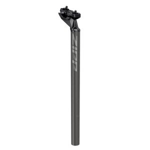 Zipp Service Course SL seatpost in black aluminum, featuring a 31.6mm diameter and 20mm offset, with a sleek design and prominent Zipp branding.