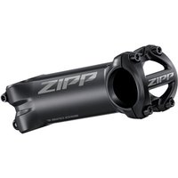 Black Zipp Service Course SL Stem, 90mm length, 6-degree angle, with silver logo and four-bolt faceplate.