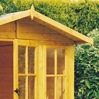 7'1 x 7'11 Shire Chatsworth Wooden Summerhouse - image 4