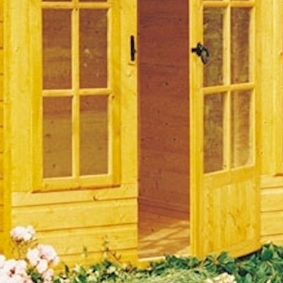 7'1 x 7'11 Shire Chatsworth Wooden Summerhouse - image 5