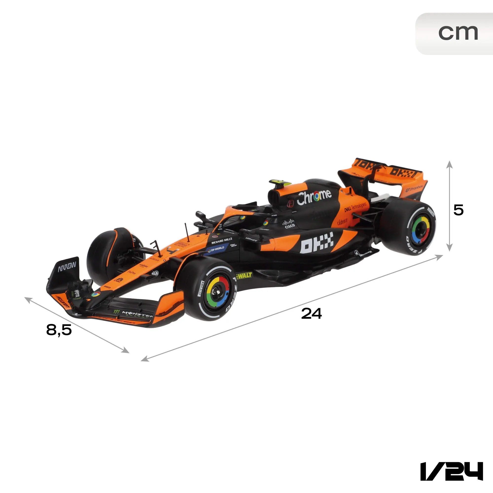 Bburago F1 McLaren 1:24 Figure and Vehicle - image 4
