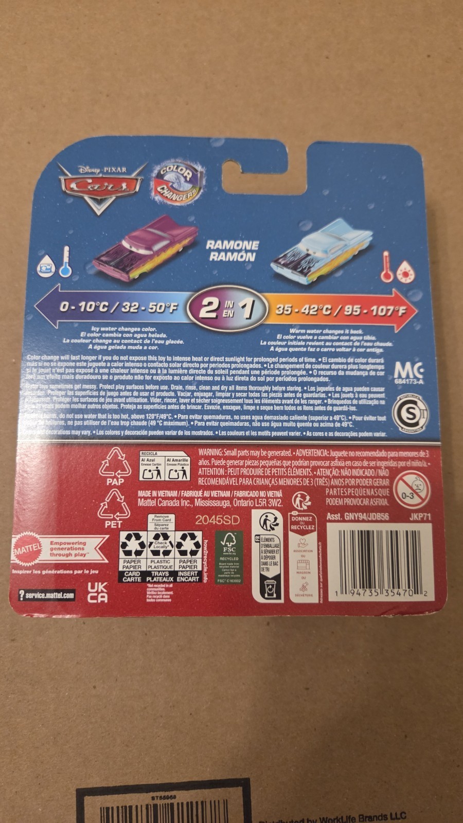 Disney Cars Ramone Colour Changers Vehicle - image 2