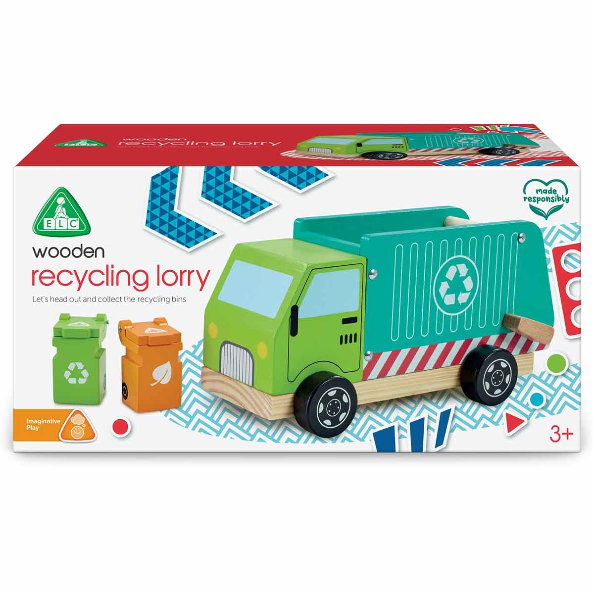 Early Learning Centre Wooden Recycling Lorry - image 4