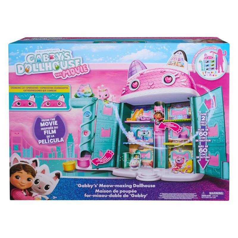 Gabby's Dollhouse Gabby’s Meow-mazing Doll House Playset The Movie - image 3