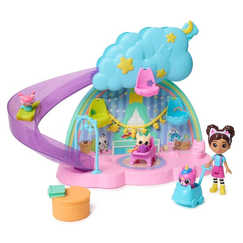 Gabby's Dollhouse Kitty Care Ear Purrfect Playroom Playset - image 4