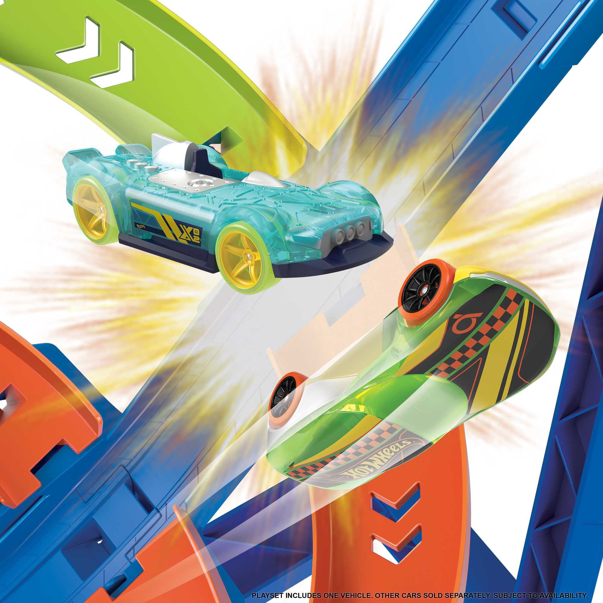 Hot Wheels Action Spiral Speed Crash Track Playset - image 4