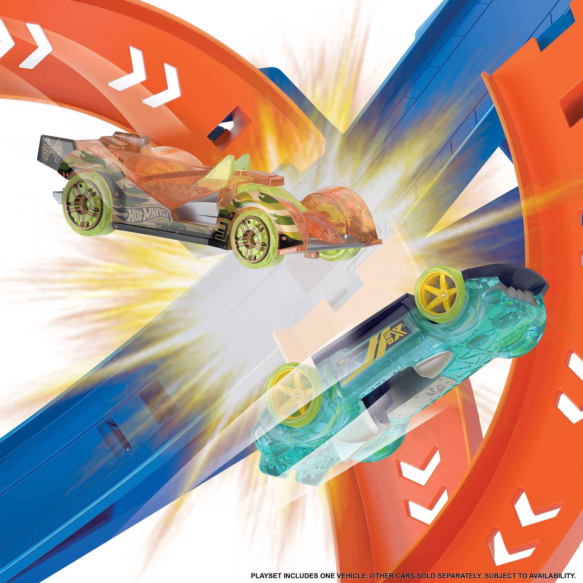Hot Wheels Action Spiral Speed Crash Track Playset - image 5