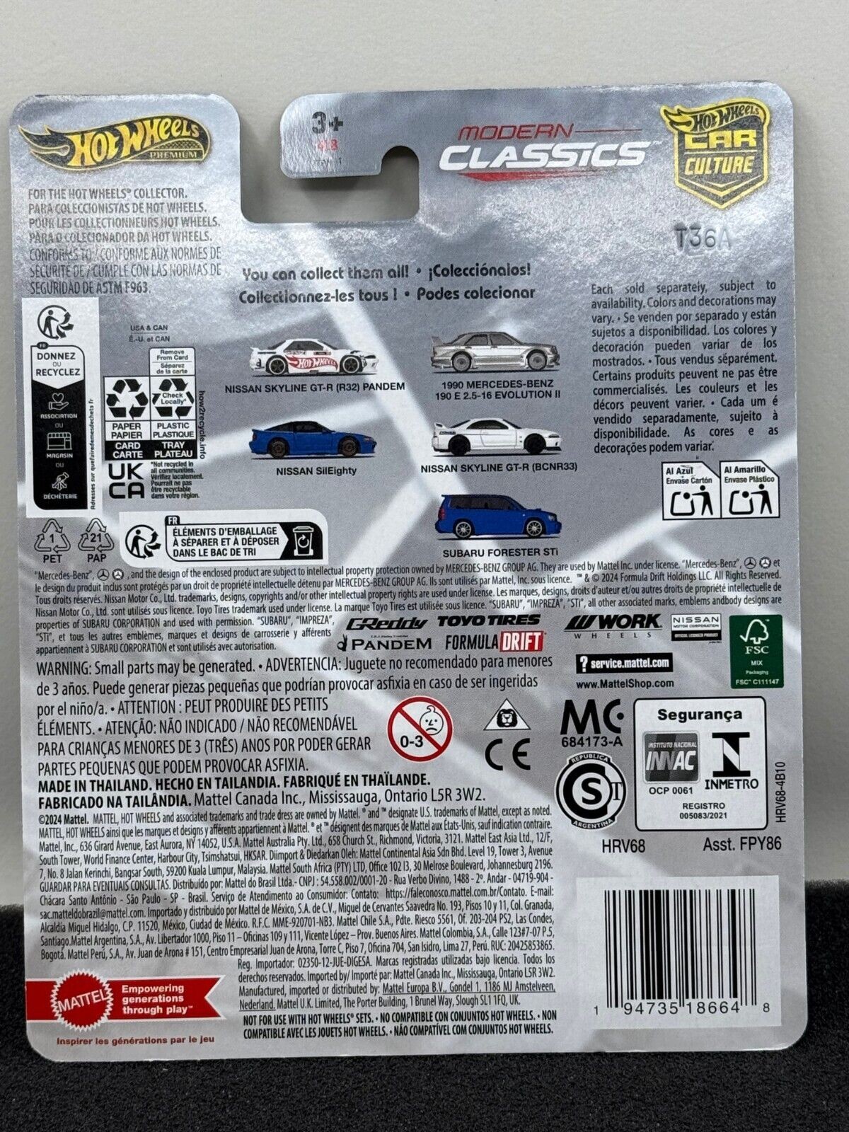 Hot Wheels Car Culture Nissan Skyline GT-R Pandem Vehicle - image 2