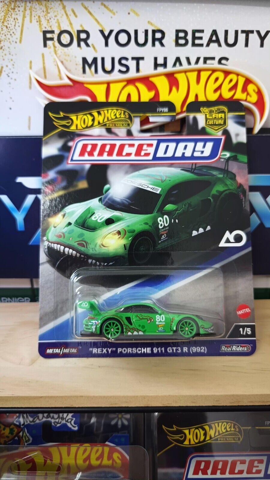 Hot Wheels Car Culture Rexy Porsche 911 GT3 R Car - image 2