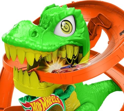 Hot Wheels City T-Rex Blaze Battle Playset - image 5
