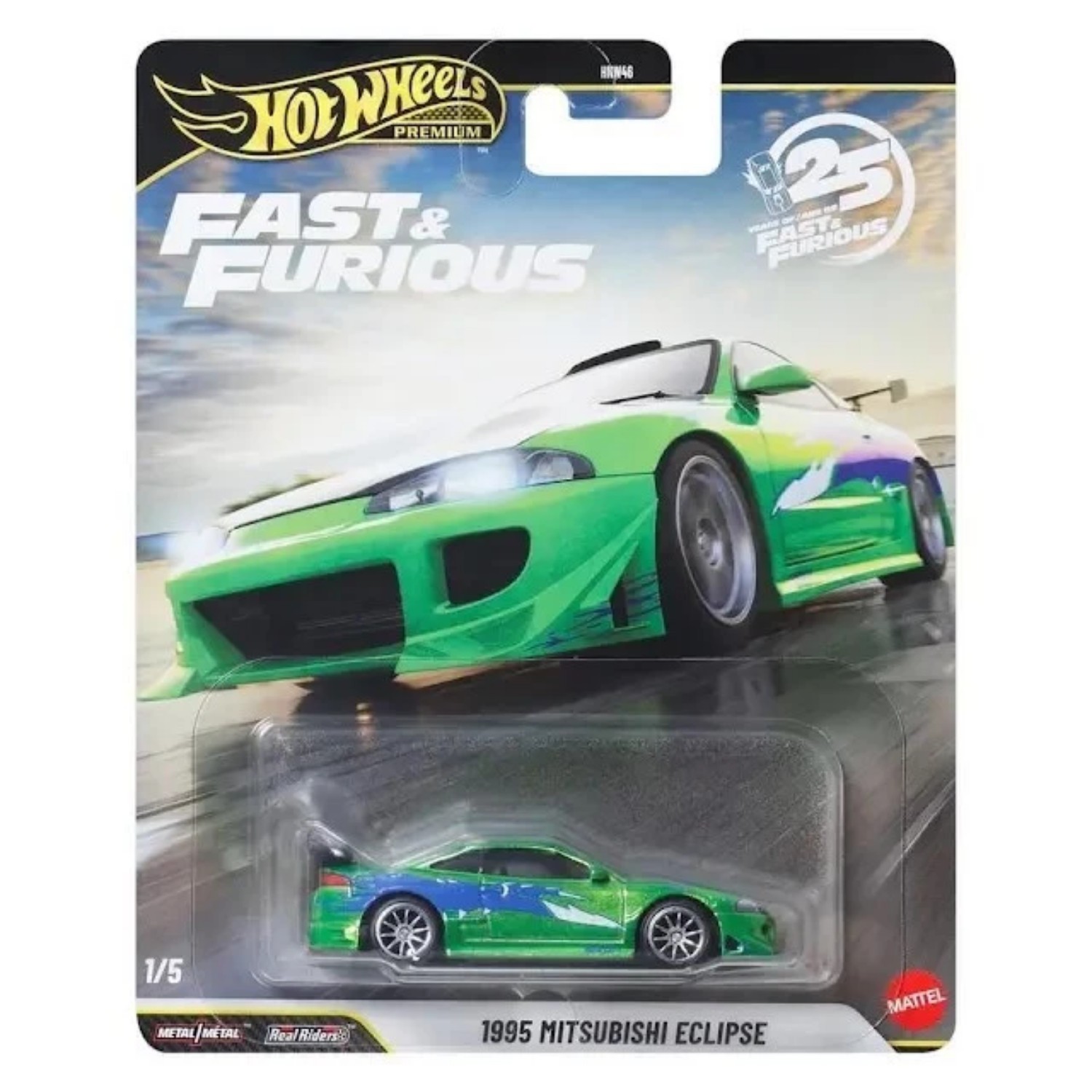 Hot Wheels Fast & Furious 1995 Mitsubishi Eclipse Car - image 3