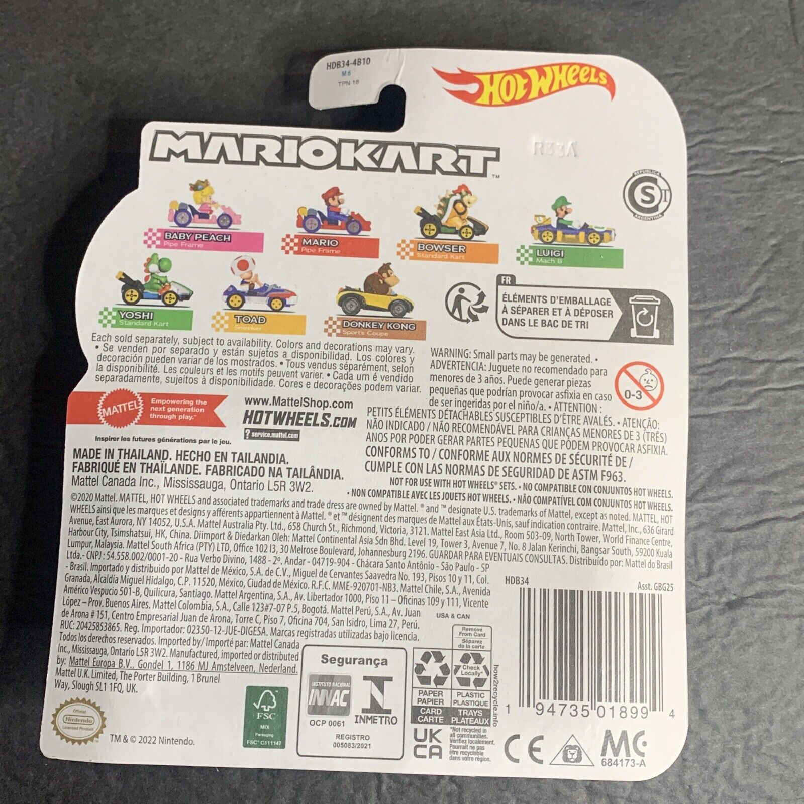 Hot Wheels Mario Kart Mario Pipe Frame 1:64 Diecast Vehicle - image 3