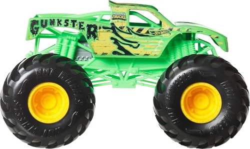 Hot Wheels Monster Trucks Oversized Gunkster Vehicle - image 3
