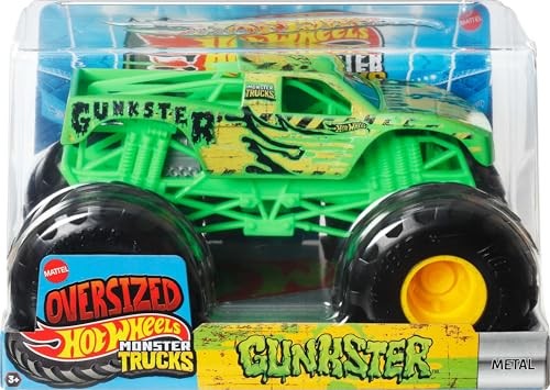 Hot Wheels Monster Trucks Oversized Gunkster Vehicle - image 5