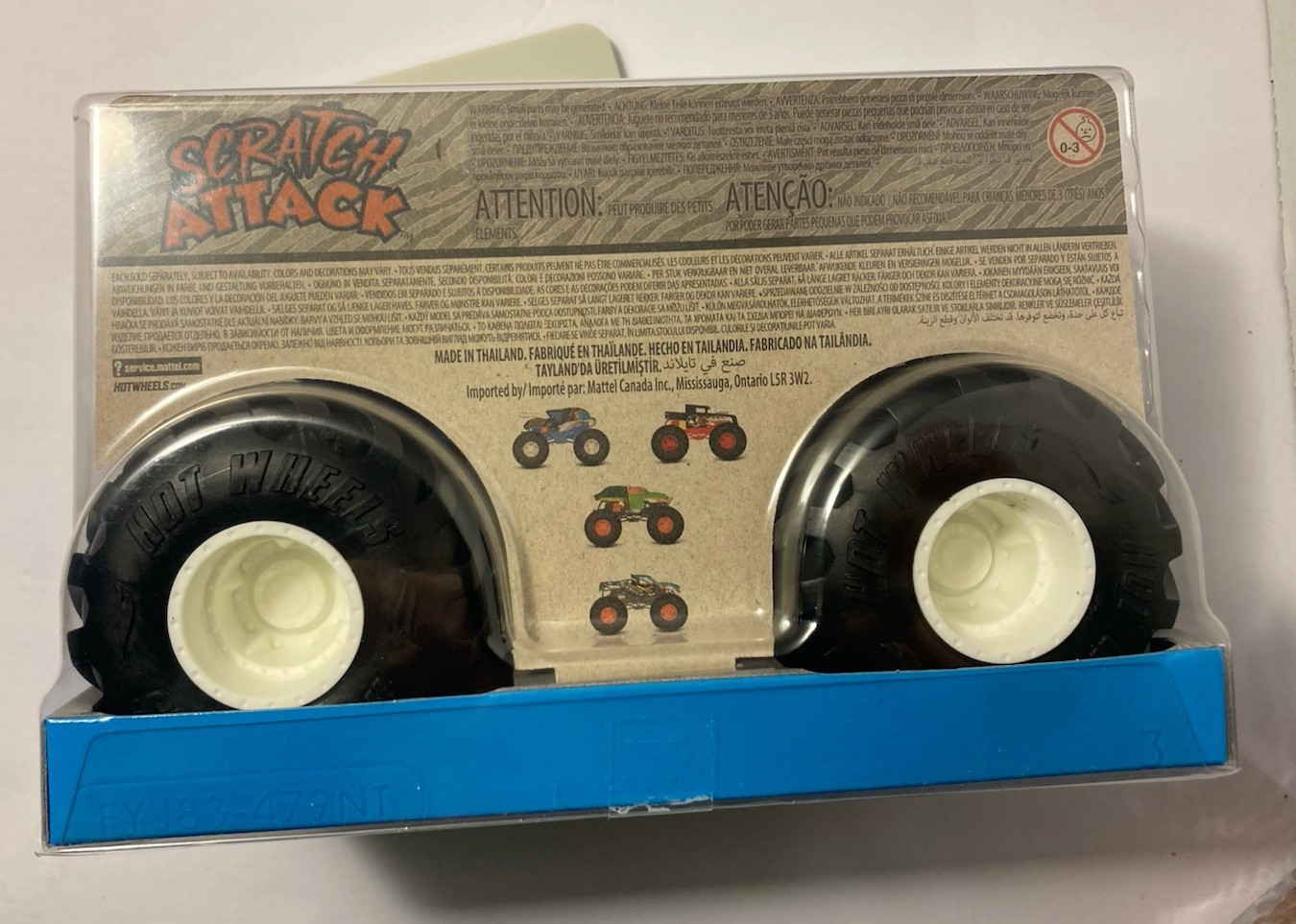 Hot Wheels Monster Trucks Scratch Attack Vehicle - image 2