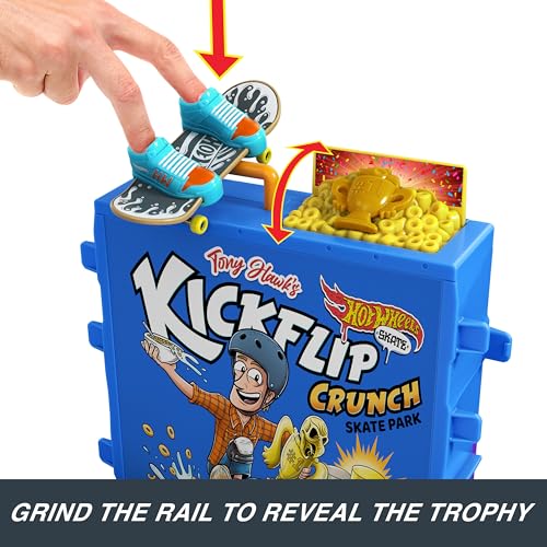 Hot Wheels Skate Tony Hawk Cereal Skate Bowl Playset - image 4