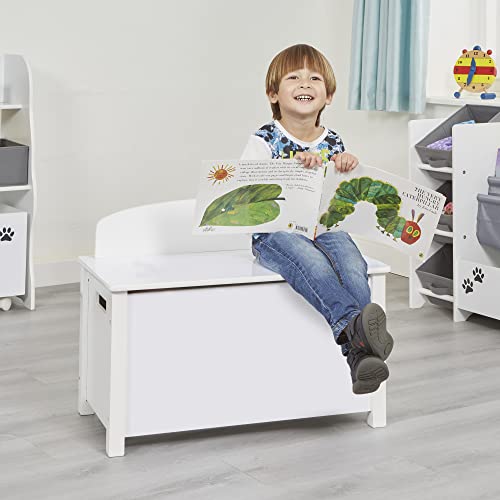 Liberty House Toys Kids White Toy Box - image 4